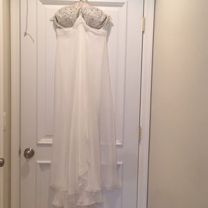 White prom dress